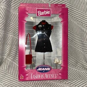 Barbie Fashion‎ Avenue Authentic Jeans Vintage 1997 Dress New E4